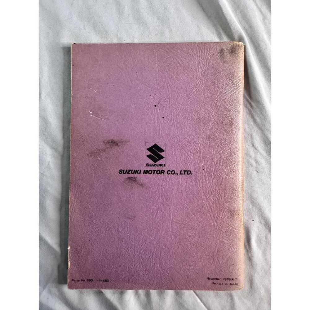 Vintage 1976 Suzuki RM80 Owner's Manual OEM 99011-46650 Motocross Motorcycle - Picture 2 of 9